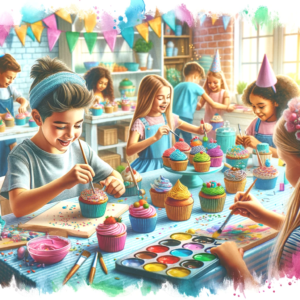 Childrens Cupcake Decorating Party