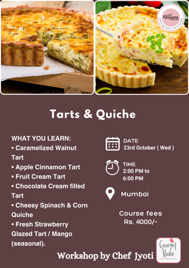 Eggless Tart & Quiche